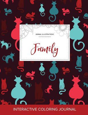 Read Online Adult Coloring Journal: Family (Animal Illustrations, Cats) - Courtney Wegner | PDF
