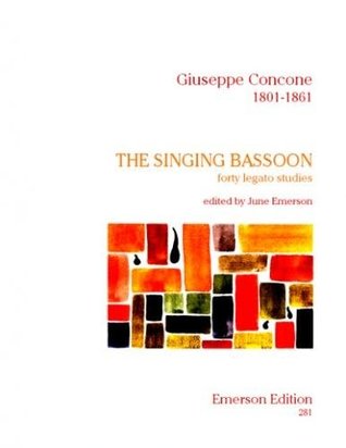 Download Concone: The Singing Bassoon (40 legato studies), arr. June Emerson - June Emerson file in PDF
