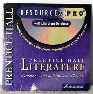 Full Download Literature Platinum Level Resource Pro CD-ROM (Timeless Voices, Timeless Themes) - Prentice Hall | ePub