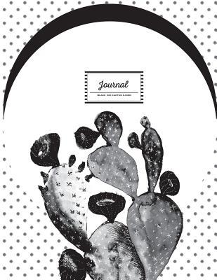 Full Download Lined Journal, Cactus Watercolor: Large 8.5 X 11, Soft Cover, Black and White -  | ePub