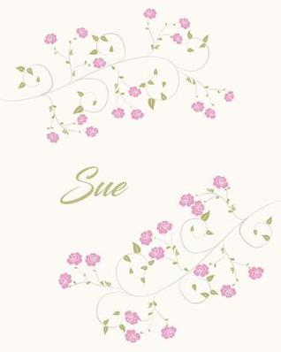 Read Online Sue: Botanical Print Personalized Journal/Notebook/Diary - Anne Steel file in ePub