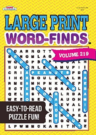 Download Large Print Word-Finds Puzzle Book-Word Search Volume 219 - Kappa Books Publishers file in ePub