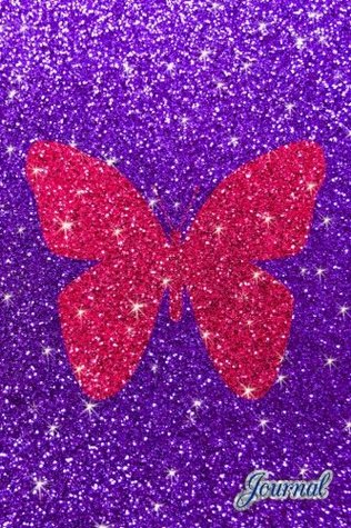 Full Download Journal: Faux pink glitter butterfly purple glitter notebook -  file in ePub