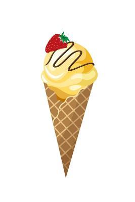 Download Ice Cream: 150 Lined Journal Pages / Diary / Notebook Featuring Yummy Ice Cream Cone Desert on the Cover -  file in PDF