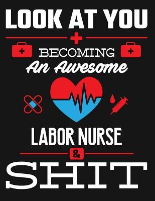 Read Online Look at You Becoming an Awesome Labor Nurse & Shit: Blank Line Notebook (8.5 X 11 - 110 Pages) - B Z Nurse file in ePub