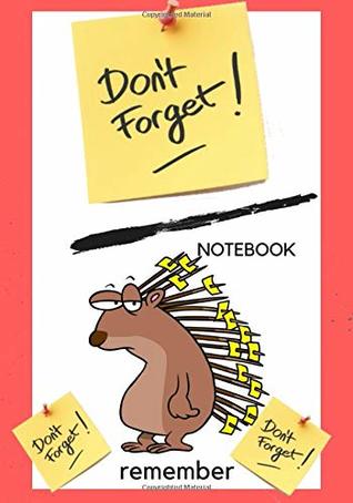 Full Download Don't forget! NOTEBOOK: remember /Drawing/ Journal/writing/creativity - Sandra Parker file in ePub