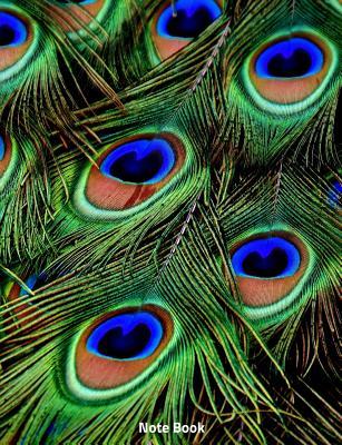 Download Note Book: Peacock Feathers, Notebook, Wide Lined, 200 Paged 7.44 X 9.69, Feathers Colour -  | PDF