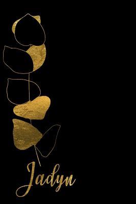 Download Jadyn: Personalized Writing Journal for Women - Elegant Black and Gold - Fancy Names Press file in PDF