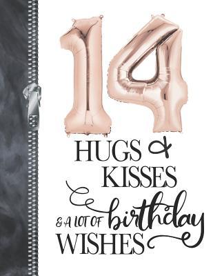 Read 14 Hugs & Kisses & A Lot Of Birthday Wishes: A4 Large Happy Birthday Writing Journal Book For Girls -  | PDF