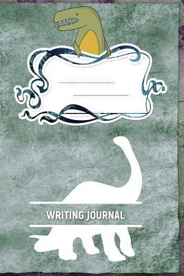 Read Online Writing Journal: A 6x9 Inch Matte Softcover Paperback Notebook Journal With 120 Blank Lined Pages - Cursive Paper-Ferocious Dinosaurs -  file in ePub