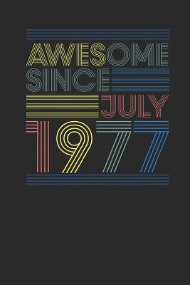 Download Awesome Since July 1977: Graph Paper Journal (6 X 9 - 120 Pages/ 5 Squares per inch) for Birthday Gift Idea - Awesome Publishing file in PDF