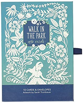 Read Online Walk in the Park Note Cards: 10 Cards & Envelopes Artwork by Sarah Trumbauer - Sarah Trumbauer file in ePub