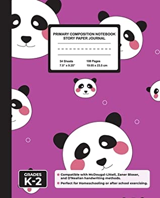 Download Primary Composition Notebook Story Paper Journal: Handwriting & Drawing Sheets for Kindergarten to 2nd Grade Elementary Students, Picture Space & Dashed Midline Page, Kawaii Panda - Sprout Print House file in PDF